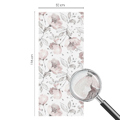 Dekorplast till fönster mosaik Rosenblad