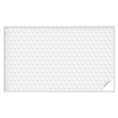 Frostad fönsterfilm med färgat mönster Vit mosaik