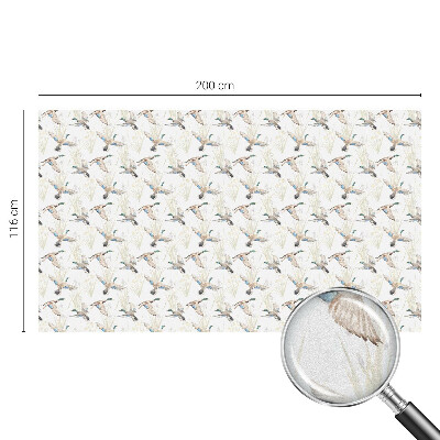 Fönsterfilm med mosaikmönster Fåglar natur