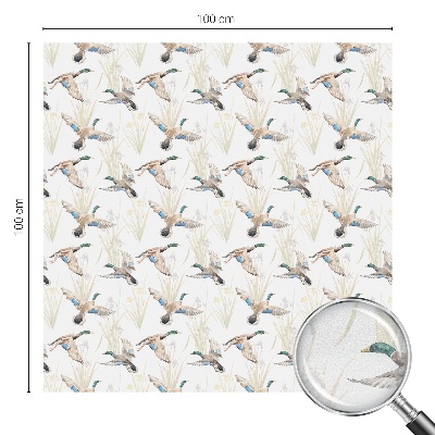 Fönsterfilm med mosaikmönster Fåglar natur