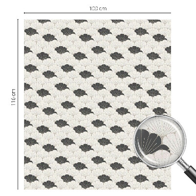 Solfilm fönster insynsskydd Kontrasterande fläktar