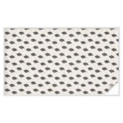 Solfilm fönster insynsskydd Kontrasterande fläktar