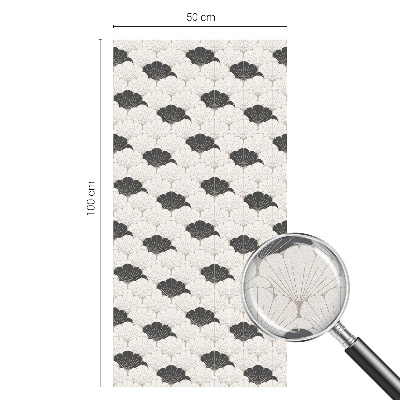 Solfilm fönster insynsskydd Kontrasterande fläktar