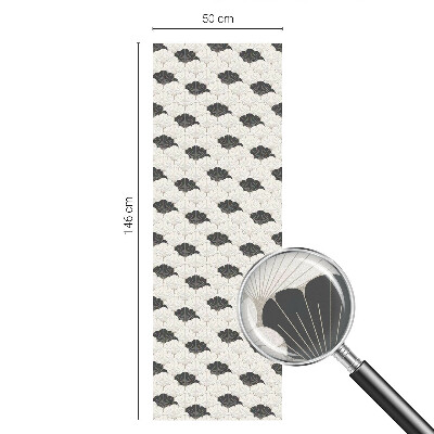 Solfilm fönster insynsskydd Kontrasterande fläktar