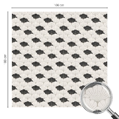 Solfilm fönster insynsskydd Kontrasterande fläktar