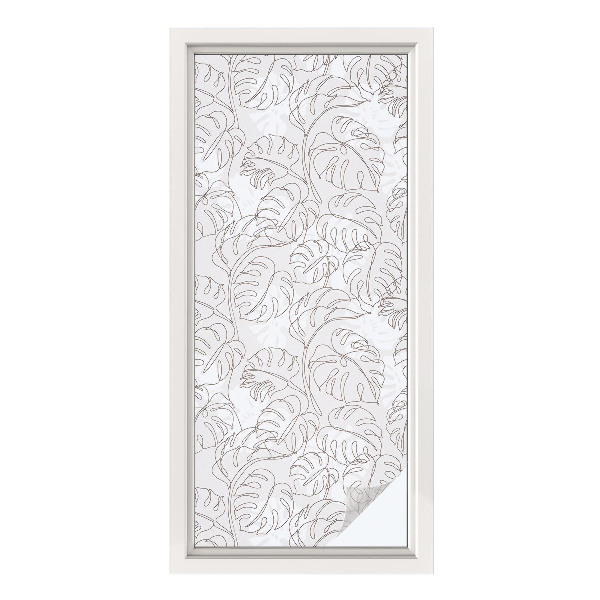 Dekorplast till fönster mosaik Växtprydnad