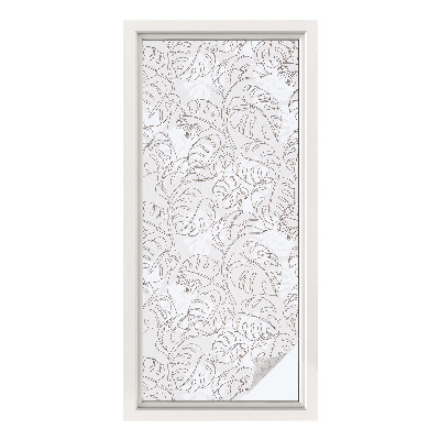 Dekorplast till fönster mosaik Växtprydnad