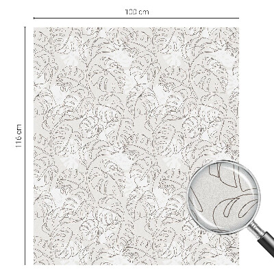 Dekorplast till fönster mosaik Växtprydnad