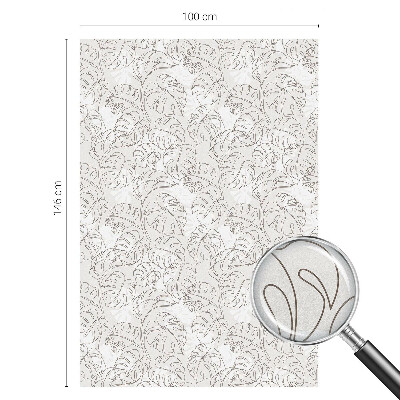 Dekorplast till fönster mosaik Växtprydnad