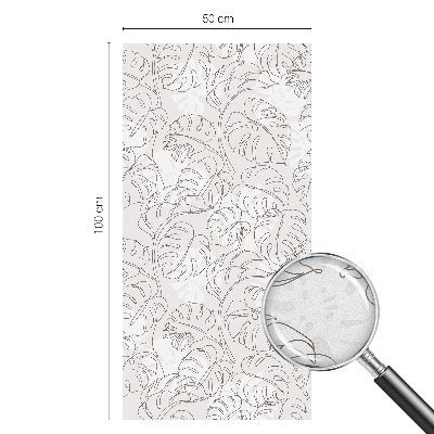 Dekorplast till fönster mosaik Växtprydnad