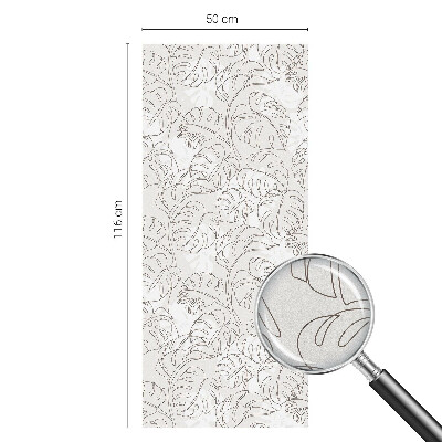 Dekorplast till fönster mosaik Växtprydnad