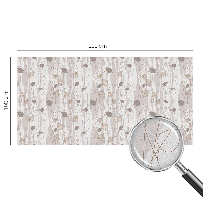 Frostfilm med dekorativt mönster Eleganta blad