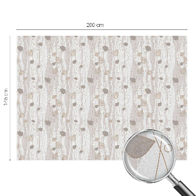 Frostfilm med dekorativt mönster Eleganta blad