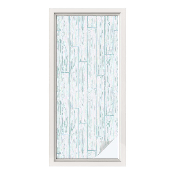 Frostad fönsterfilm med färgat mönster Trämönster