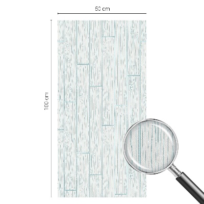 Frostad fönsterfilm med färgat mönster Trämönster