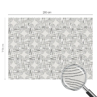 Frostfilm med dekorativt mönster Fredlig symmetri