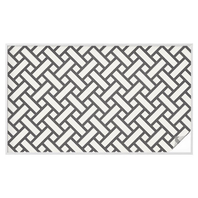 Fönsterfilm med mosaikmönster Sammanflätade rektanglar