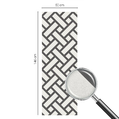 Fönsterfilm med mosaikmönster Sammanflätade rektanglar