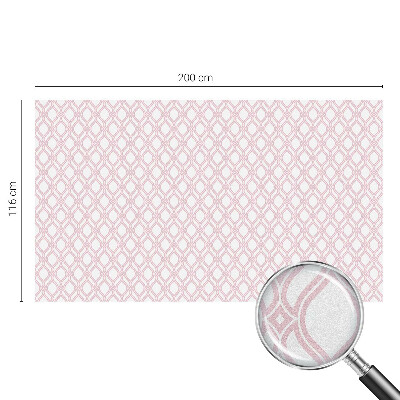 Dekorplast till fönster mosaik Rosa linjer