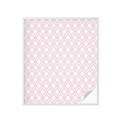 Dekorplast till fönster mosaik Rosa linjer