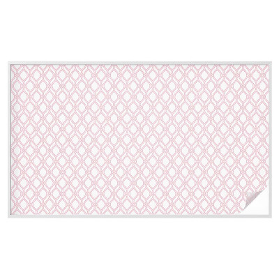 Dekorplast till fönster mosaik Rosa linjer