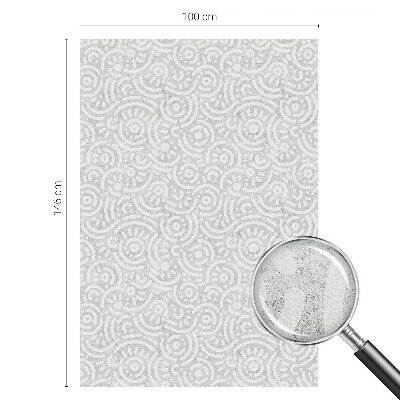 Fönsterfilm med mosaikmönster Geometrisk abstraktion