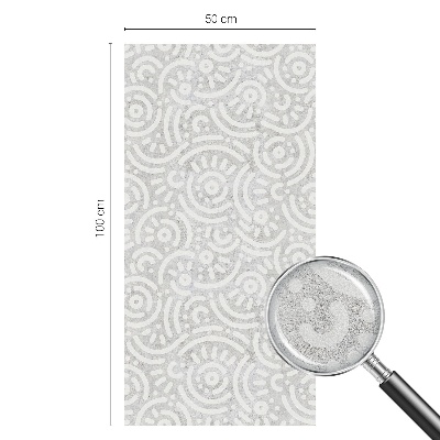 Fönsterfilm med mosaikmönster Geometrisk abstraktion