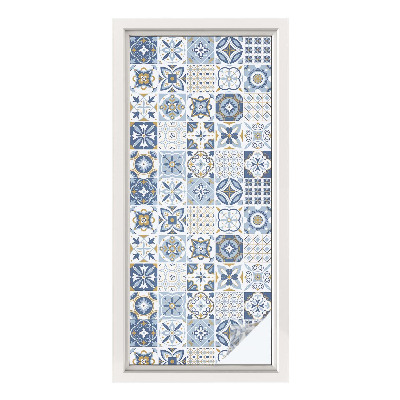 Frostfilm med dekorativt mönster Mosaikplattor