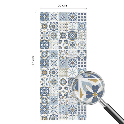 Frostfilm med dekorativt mönster Mosaikplattor