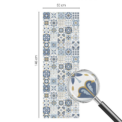 Frostfilm med dekorativt mönster Mosaikplattor