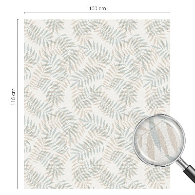 Fönsterfilm med mosaikmönster Lövrik elegans