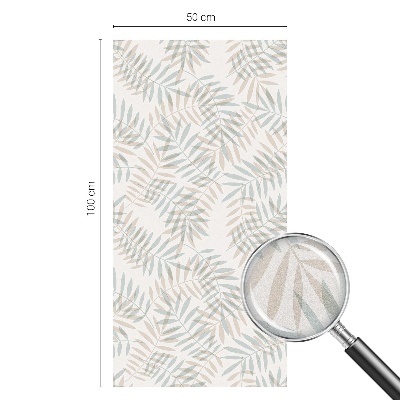 Fönsterfilm med mosaikmönster Lövrik elegans