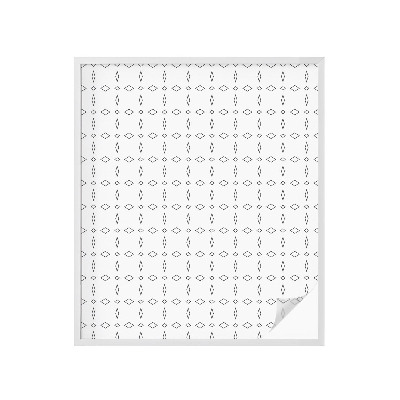 Dekorplast till fönster mosaik Rombformer