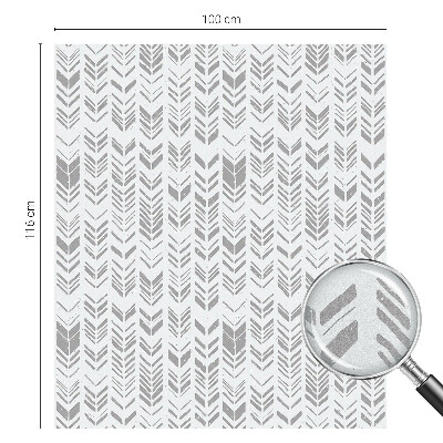 Fönsterfilm med mosaikmönster Pilmönster