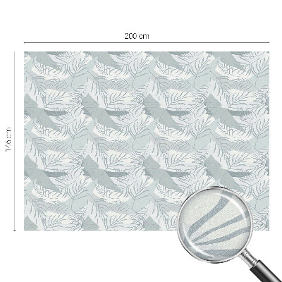 Frostad fönsterfilm med färgat mönster Subtila blad