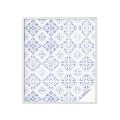 Fönsterfilm med mosaikmönster Geometriskt mönster