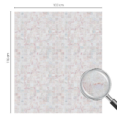 Dekorplast till fönster mosaik Stenmosaik