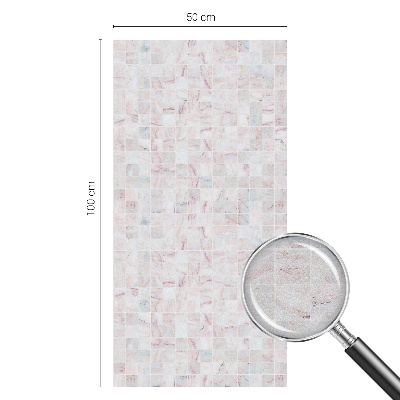 Dekorplast till fönster mosaik Stenmosaik