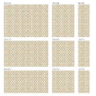 Frostad fönsterfilm med färgat mönster Växtliknande elegans