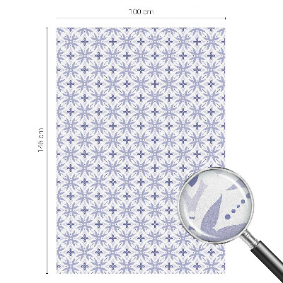 Frostfilm med dekorativt mönster Lila mönster