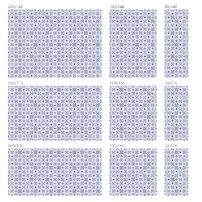 Frostfilm med dekorativt mönster Lila mönster