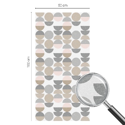 Frostfilm med dekorativt mönster Geometriska mönster
