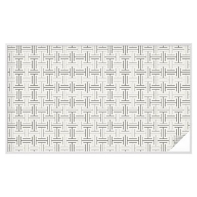 Fönsterfilm med mosaikmönster Symmetrisk fläta