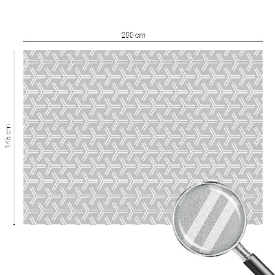 Frostfilm med dekorativt mönster Minimalistiska linjer