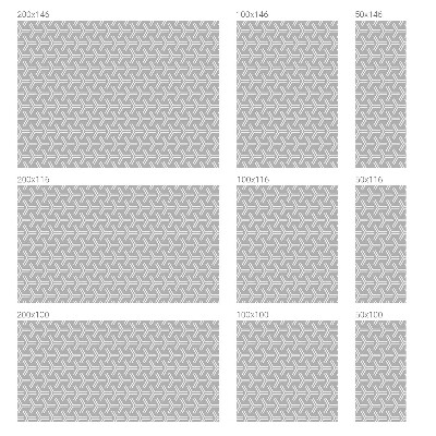 Frostfilm med dekorativt mönster Minimalistiska linjer