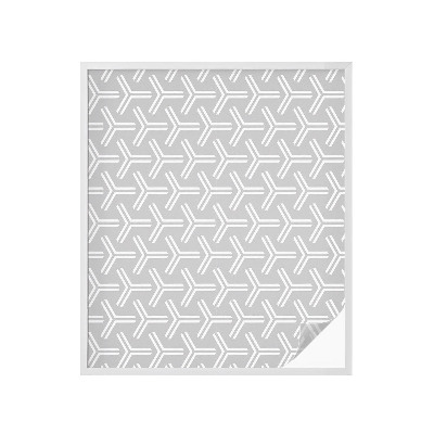 Frostfilm med dekorativt mönster Minimalistiska linjer