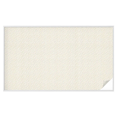 Frostad fönsterfilm med färgat mönster Fiskbensmönster elegans