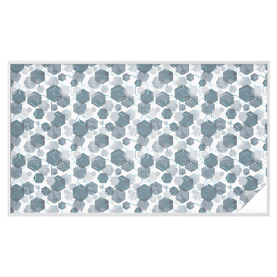 Dekorplast till fönster mosaik Geometriska hexagoner