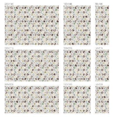 Fönsterfilm med mosaikmönster Geometriska vågor