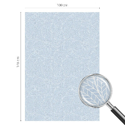 Frostfilm med dekorativt mönster Målad filt